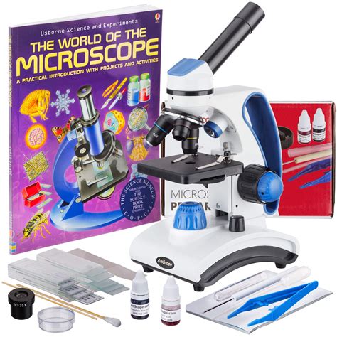 AmScope - Deluxe Student Microscope Set - 40X-1000X India | Ubuy