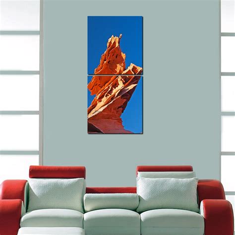 999STORE Multiple Frames Mountain Fall Art Panels Like Painting - 2 ...