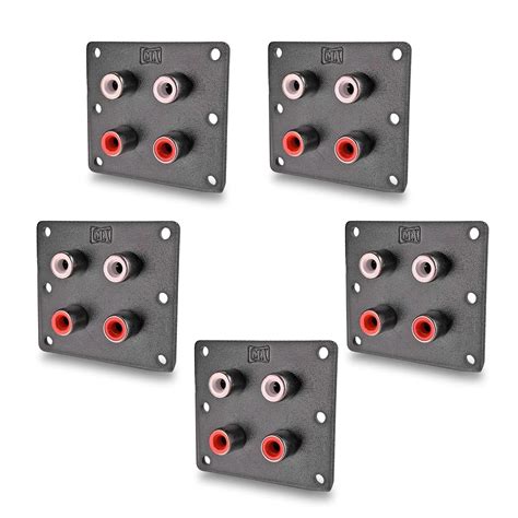 MX Rca Female Connector Pcb Panel Mount 4 Rca Socket Female Jack Audio ...