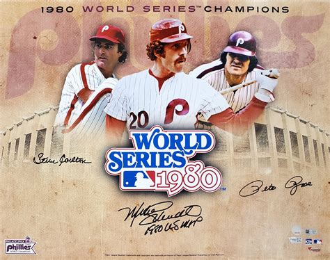 1980 World Series Champion Philadelphia Phillies Autographed 16x20 ...