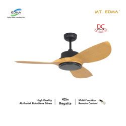 Promo MT.EDMA REGATTA 60" Kipas Angin Dekorasi MBK Baling - Matte Black ...