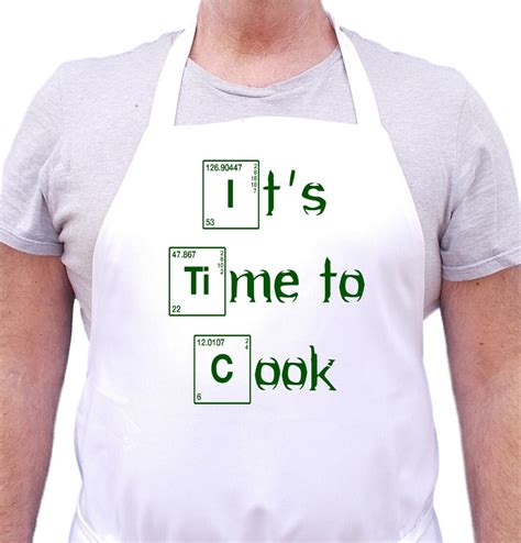 Breaking Bad Merchandise It's Time To Cook Novelty Chef Apron by ...