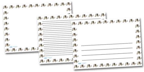 Baby Dogs Puppies Landscape Page Borders- Landscape Page Borders