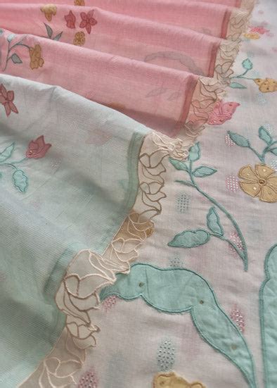 Traditional indian wedding wear cotton suit