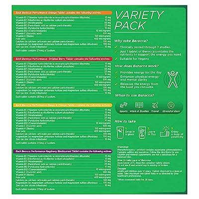 Buy Berocca Performance Effervescent Tablets 60 Count Limited Edition ...