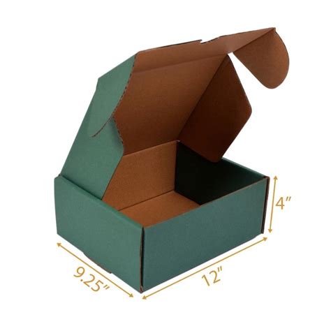 Green Mailer Box - 12x9.25x4 | Cardboard Mailer Boxes
