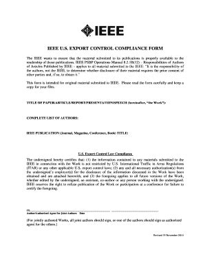 Image result for Export Control Form