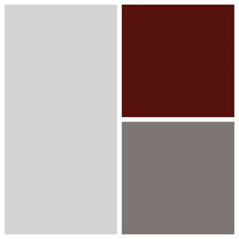 Grey and Maroon Color Palette