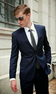Image result for Navy Blue Suit