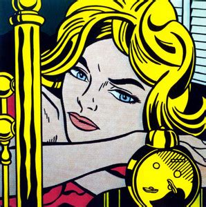 Blonde Waiting - "Roy Lichtenstein Paintings Collection" - Premium ...