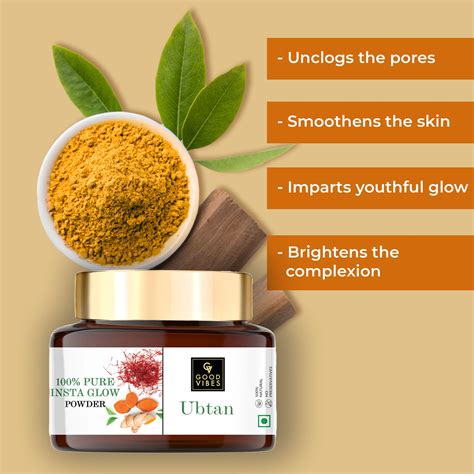 Ubtan Insta Glow Powder (150 g) – Good Vibes