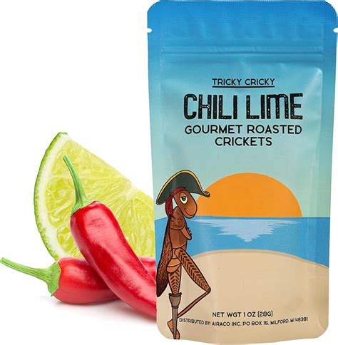 Amazon.com: Tricky Cricky Edible Flavored Cricket Snacks for Humans ...