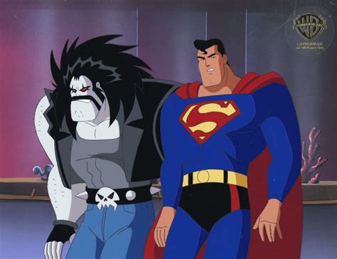 Superman the Animated Series Original Production Cel on Original ...