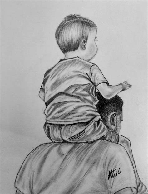 Pinterest in 2025 | Father's day drawings, Dad drawing, Pencil portrait ...