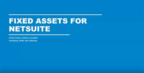 Image result for Fixed Assets Management NetSuite