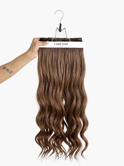 Buy Chestnut Brown Blend Clip In Hair Extensions Online