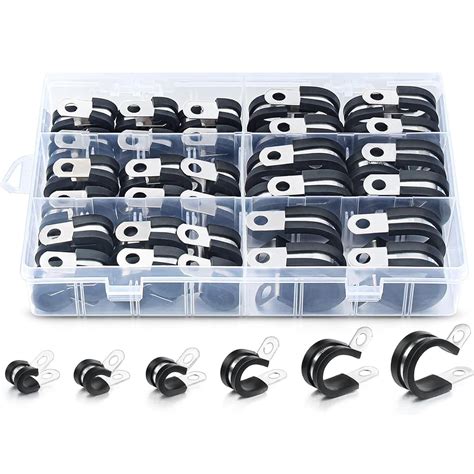 Buy JOEJNCED 52Pcs Cable Clamp Classification Kit, 6 Specifications ...