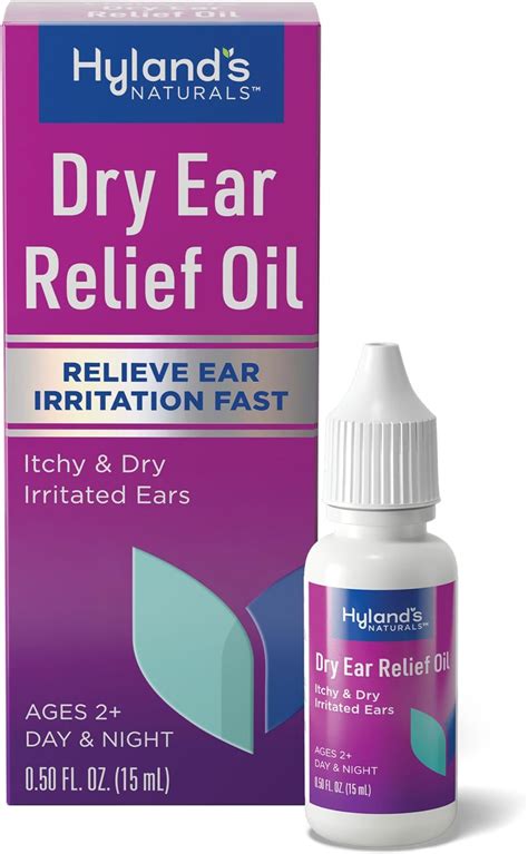Amazon.com: Hyland's Dry Ear Relief Oil, Relieve Ear Irritation Fast ...