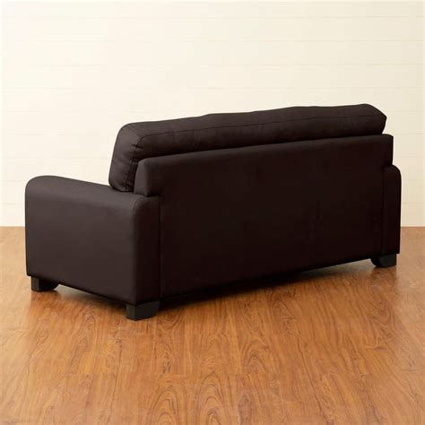Buy Albury Faux Leather 3-Seater Sofa - Dark Brown from Home Centre at ...