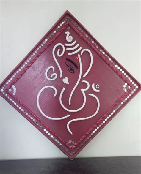 Ganesh Ji in Lippan Art Form - Etsy India