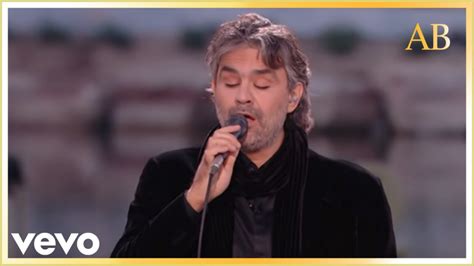 Watch Andrea Bocelli perform one of the most iconic love songs in ...