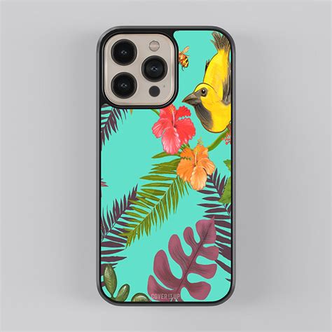 Official Flower Bird and Bee Glass Case