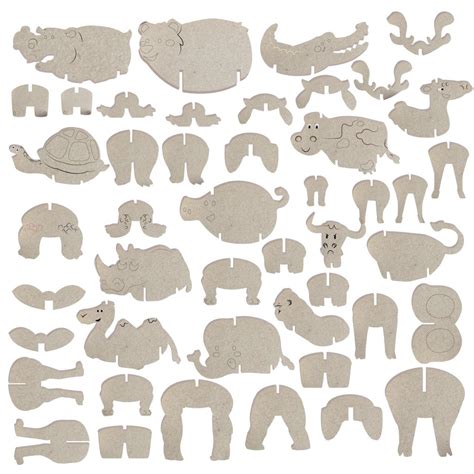 3D Wooden DIY Puzzles Toys for 3+ Year kids – Mini Leaves