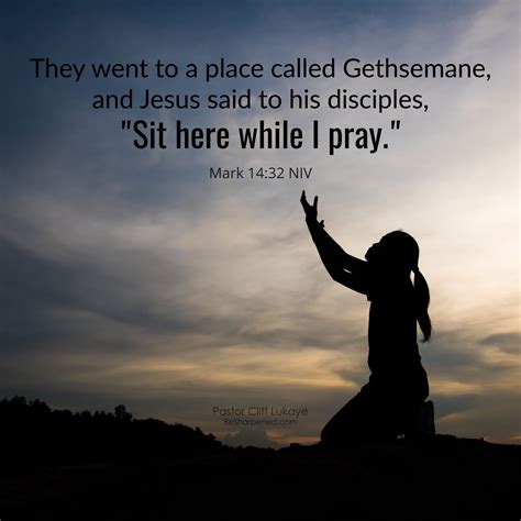 Mark 14:32 ~ Daily Devotional January 18 2023 - Daily Devotional