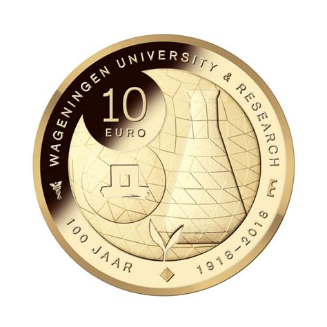 100 jaar Wageningen Uni - Gouden 10 Euro 2018 | 101 munten