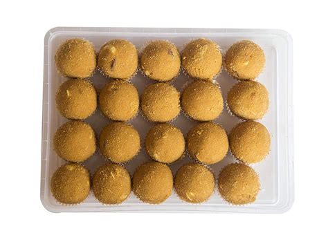 Buy Dessert Drama by Kesar – Dry Fruit Besan Ladoo / Laddu Mithai | 400 ...