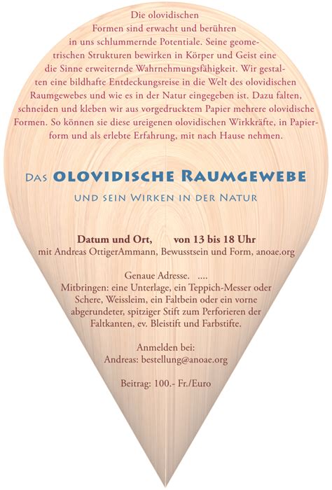 Events: Vorträge - Inspirationstage - Zusammensein • AnOA edition