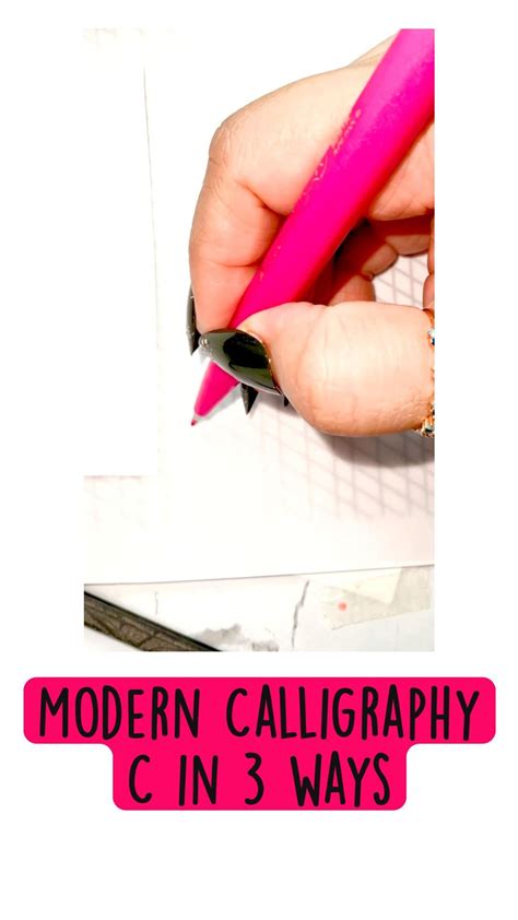 The modern calligraphy alphabet tutorial v – Artofit