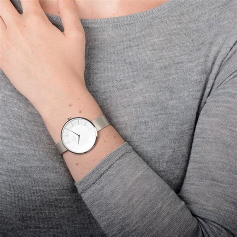 Obaku Sand Steel Women Quartz Silver Dial Analog Stainless Steel Watch ...