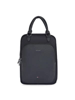 Buy Tommy Hilfiger Black Solid Backpack Online