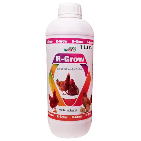 REFIT ANIMAL CARE Liquid Calcium for Poultry, Chicken, Chicks, Hens ...