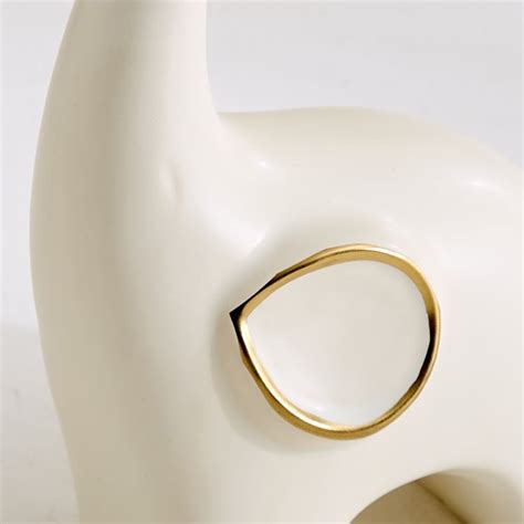 Buy Stellar Fantasy Eldor Set of 2 Ceramic Elephant Figurines with Vase ...