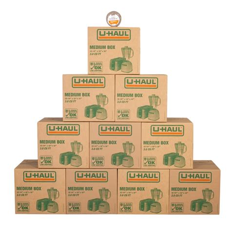 U Haul Boxes