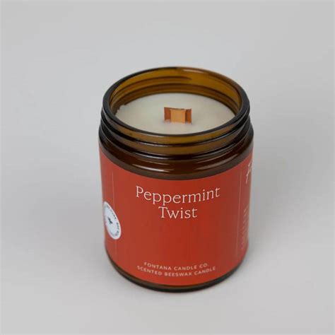 Fontana Candle Company Peppermint Twist Essential Oil Candles - All ...