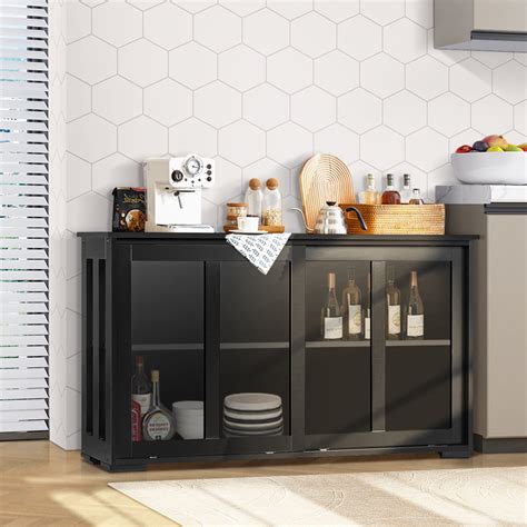 Dinaza Buffet Table 42inch Kitchen Storage Cupboard India | Ubuy