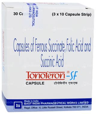 Tonoferon Sf | Order Tonoferon Sf Capsule Online at Truemeds