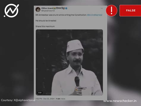 Fact Check: Did Arvind Kejriwal Say Ambedkar Was Drunk While Writing ...