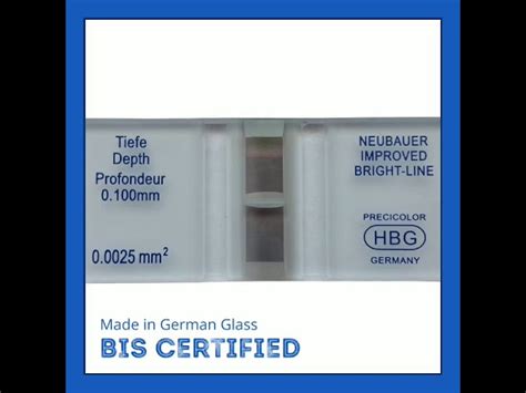 Pathology Instruments - HBG Sperm Counting Chamber Manufacturer from ...