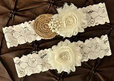 Rustic Wedding Garters by Burlap Rustic Wedding Garter Set Bridal Garter Set Rustic Rustic Wedding Garters