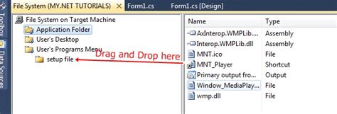 How to make your own media player in visual studio 2010 and install it ...