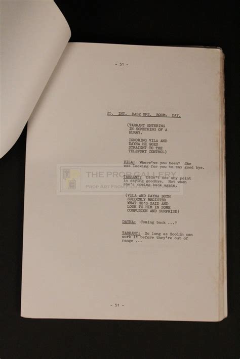 The Prop Gallery | Production used script - Warlord
