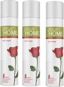POUR HOME Rose Spray Red Rose Room Freshener 225ML Each (Pack of 3 ...