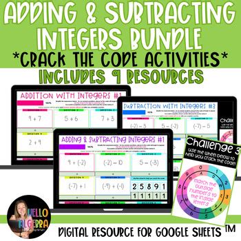 Image result for Middle School Math Integers