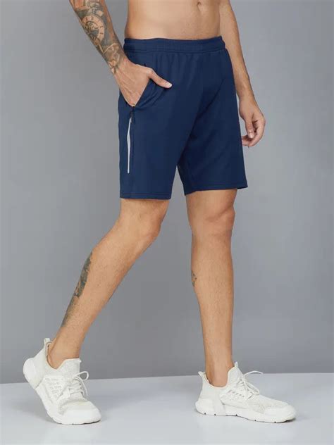 Men Slim Fit Shorts with Techno Dry