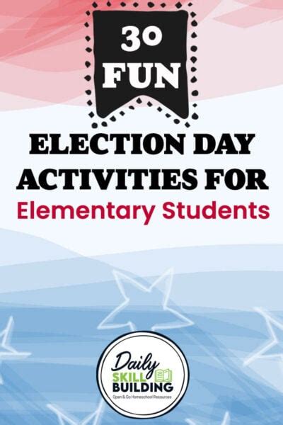 Election Day Activities 的图像结果