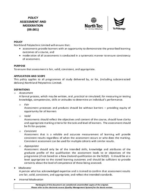 Fillable Online online.op.ac.nzassessment-and-moderation ...